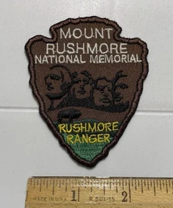 Mt. Insignia de parche de recuerdo Rushmore National Memorial Park Rushmore Ranger - Imagen 1 de 3