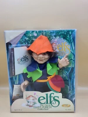 1998 JC Toys The Great Elven Forest Collection Papa Elmar 8" Doll Mint In Box! - Image 1 of 3