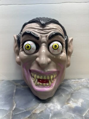 Vampire Costume Plastic Face Mask Grandpa Munster Scary 3D Eyes Horror Funny New - Image 1 of 4