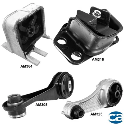 Engine Motor Mounts & MANUAL Trans Mount 4PCS Set for Renault Clio 10-02 L4-1.6L - Image 1 of 4