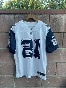Nike Onfield Dri-Fit NFL Dallas Cowboys Ezekiel Elliott Stitched Jersey Medium - Picture 1 of 8