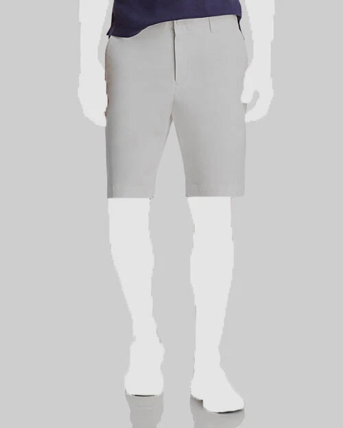 $295 Bloomingdales Men's Regular Fit Casual White Twill Khakis Chinos Shorts 40W - Image 1 of 1