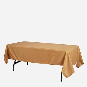 10 pcs 60" x 102" Polyester Rectangular Tablecloths Wedding Table Linens SALE - Picture 1 of 275