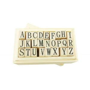 Letter Stamps Different Sizes Large and Ink DIY Crafts Environmental Student - Picture 1 of 12