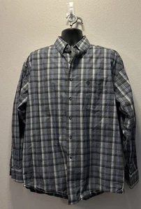 Wrangler George Strait Casual Shirt Men's Size XL Plaid Long Sleeve Button Up - Picture 1 of 5