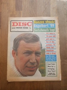 Disc and Music Echo December 28th 1968 Val Doonican Cover - Imagen 1 de 5