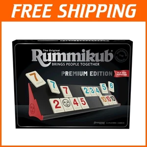 Luxurious Rummikub Premium Set with Foil Accents - Perfect Gift for 2-4 Players - Picture 1 of 9