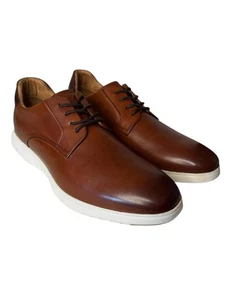 Florsheim NEU Dash Plain Toe Oxford Cognac Herren 11M Comfortech Schuhe Braun Spitze - Bild 1 von 8