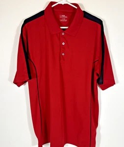 Camisa de golf PGA Tour XL para hombre - roja, negra, cuello polo manga corta - Imagen 1 de 18