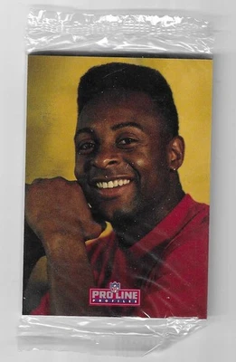 Factory Sealed 1992 Pro Line Portraits Mobil Jerry Rice Promo Pack - Image 1 of 2