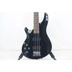 SCHECTER Diamond Series AD-OMEN-4/LH Electric Bass Guitar Lefty Black Used - Picture 1 of 10