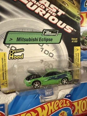 Revell Die-Cast Mitsubishi Eclipse The Fast and the Furious Issue #100 1:64 NEW - Image 1 of 2