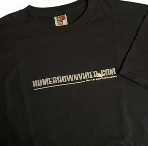 Vintage Men’s Homegrown Videos Adult Porn Website T Shirt Size Large - Picture 1 of 4
