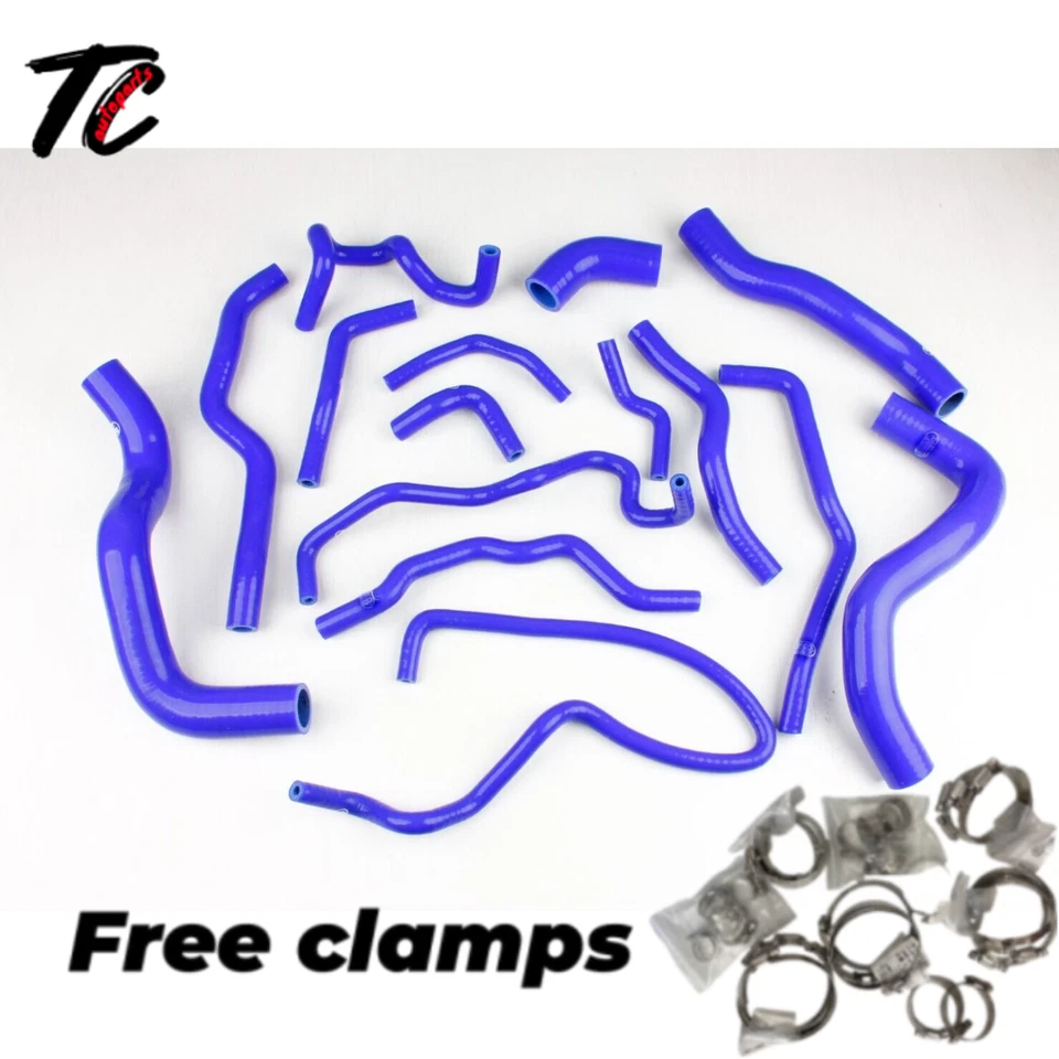 Fit Nissan Tiida/Juke 1.6T MR16DDT 2011-2015 Silicone Radiator Coolant Hose Kit - Image 1 of 4