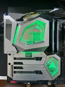 Bundle: ASRock Z490 AQUA Limited LGA1200, i5 11600k, 16Gb Corsair Vengeance - Photo 1/16