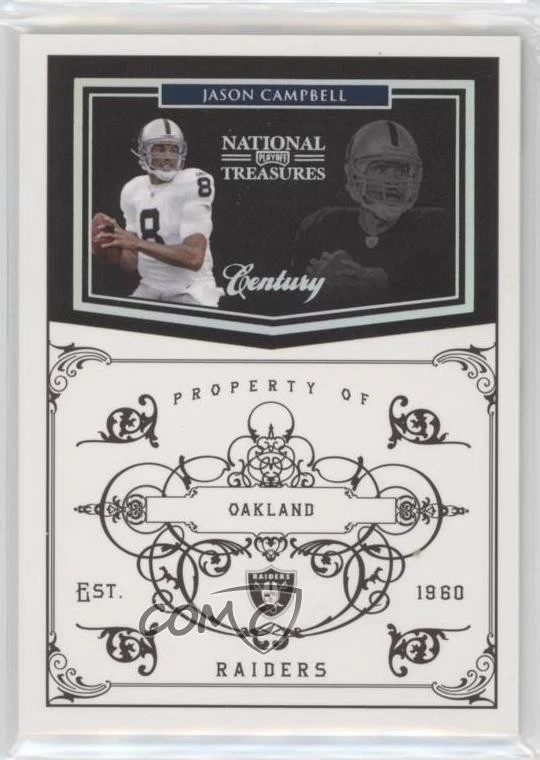 2010 Playoff National Treasures Century Silver /25 Jason Campbell #108 - Image 1 of 2