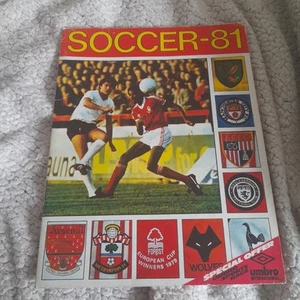 FKS Soccer 81 Football Sticker Album (1981) Incomplete Book - Picture 1 of 7