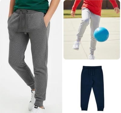 MARKS & SPENCER Jungen MARKS Slim Leg Jogginghose Jogging Hose Grau Navy PE Trainingsanzug Bündchen NEU