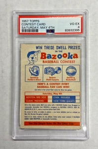 1957 - Tarjeta de concurso Topps sábado 4 de mayo PSA 4 - Imagen 1 de 2