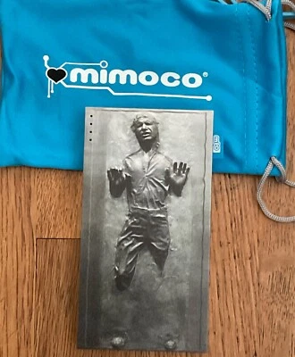 Banco de energía Mimoco Mimo Power Deck Star Wars Han Solo en carbonita portátil muy buen estado Foto 1 de 3