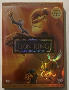 THE LION KING Platinum Edition DVD Walt Disney 1994 *REGION 1* - Brand New - Picture 1 of 2