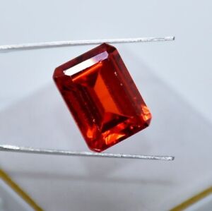 Beautiful AAA+ 23.50 Ct Emerald Cut  Red Spinel Natural Sapphire Loose Gemstone