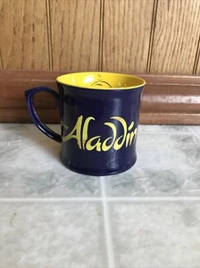 Disney Purple Aladdin Mug Yellow Inside Genie with lamp Inside - Picture 1 of 8