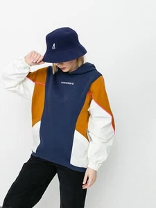 Converse Blocked Alt Terrain Women's Size XS Hoodie Midnight Navy Multi-Color GC - Picture 1 of 21