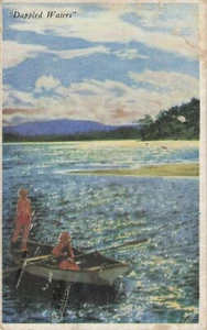 Postcard Early Australian Scene "Dappled Waters" - Bild 1 von 2