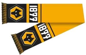 Wolverhampton Wonderers FC Nero Scarf - Football Club Gift Official Licensed - Picture 1 of 4