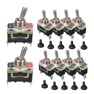 10X SPST Solid Metal Toggle Switch ON/OFF Pole Waterproof for Marine Car Truck - Bild 1 von 8