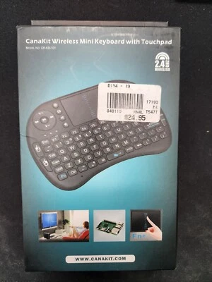 CanaKit Mini Wireless Keyboard with Touchpad CK-KB-101 - Image 1 of 4