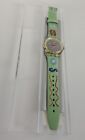 Vtg. Nos Unused Swatch Watch Cuzco Gk154 1993 Embroidered Leather Band