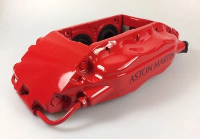 PINZA FRENO DELANTERO ASTON MARTIN VANQUISH (2001-2007) RH ROJA - 4R12-280458-AA. Foto 1 de 4
