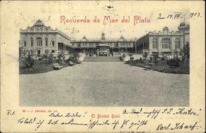 Mar del Plata Argentina Argentina 1908 Bristol Hotel Sello Postal Buenos Aires - Imagen 1 de 2