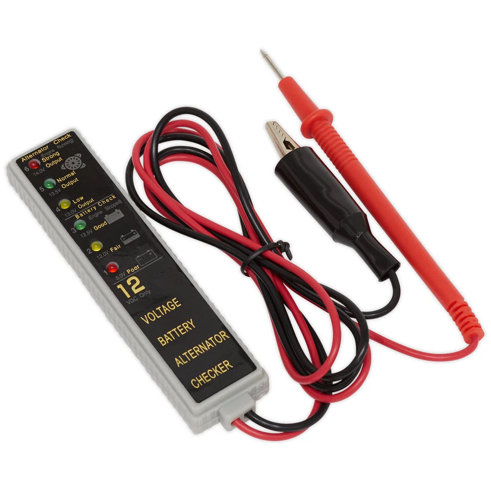 Tester Batteria/Alternatore Sealey AK400 12V LED - Image 1 of 1