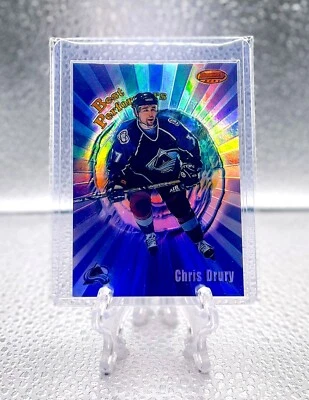 CHRIS DRURY 1998 Bowman's Best #BP7 BEST PERFORMERS REFRACTOR INSERT /200 AVS RC - Image 1 of 2