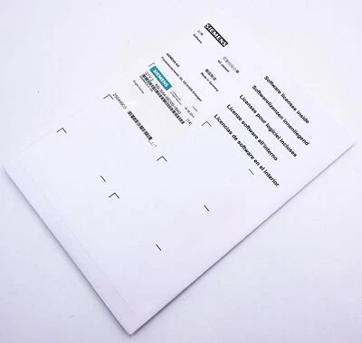 Siemens Sinamics 120 6SL3054-0ED00-1BA0 Single License -sealed- - Bild 1 von 4