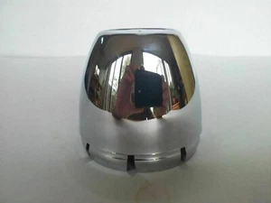 Chrome Centre Caps 70mm. Mag Wheel Push In Caps Set of 2 - Picture 1 of 3