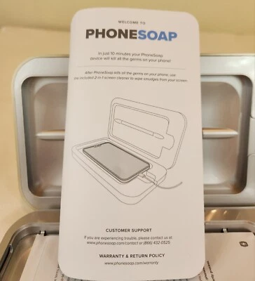 Smartphone PhoneSoap desinfetante UV dourado - Imagem 1 de 4
