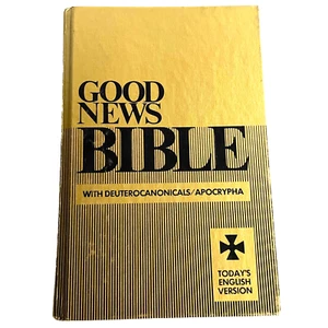 Good News Bible w/ Deuterocanonicals/Apocrypha English Version 1978 Illustrated - Foto 1 di 9