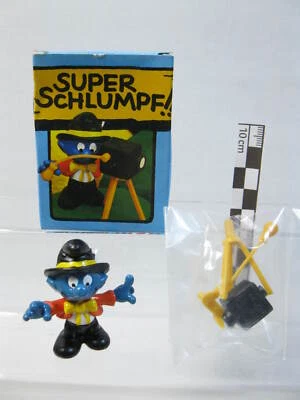 Fotograf in Box Super Schlumpf Schleich Hongkong 40217 smurf  131139 - Bild 1 von 3