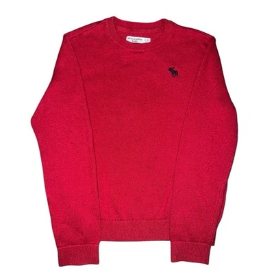 Suéter Abercrombie Niños Rojo Cuello Redondo - Talla 9/10 Foto 1 de 4