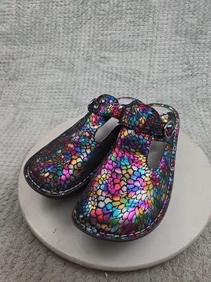 Alegria Women’s Clogs Size 44 EU 13 US Multicolor Leather Slip-On Comfort - Image 1 of 4