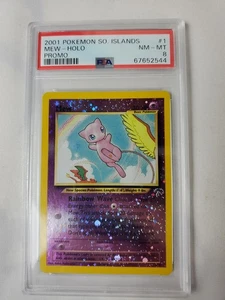 Mew 01/18 Isole del Sud Reverse Holo con doppio vortice! - PSA 8 inglese  - Foto 1 di 3