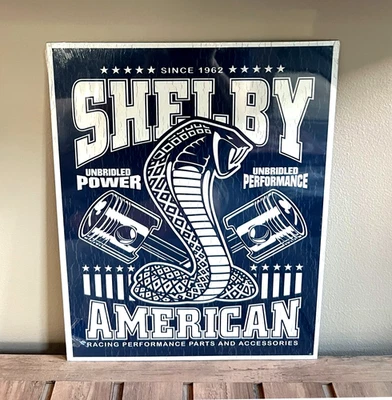 Ford Shelby American Since 1962 12.5" x 16" Novelty Metal Sign New! - Image 1 of 3