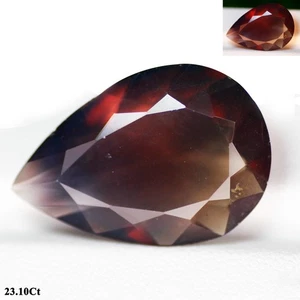 23.10 Ct Phenomenal Pear 26.2 x 17.9 MM Brazil Natural Color Changing Flourite - Picture 1 of 5