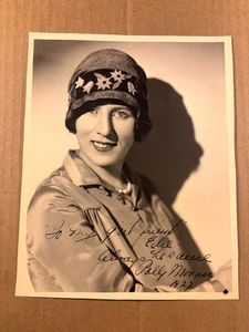 Polly Moran Terrific Very Rare Early Autographed 8/10 Photo '27 Clarence Bull - Picture 1 of 9