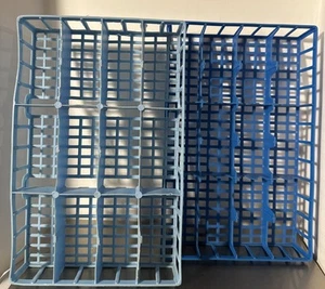 Matchbox Hot Wheels 1:64 Diecast Car Sky Blue Plastic Storage Trays VINTAGE - Picture 1 of 7