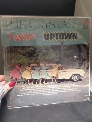 1962 THE CRYSTALS TWIST UPTOWN MONO VINYL LP PHILLES 4000 Blue Black Label G+ Foto 1 de 4